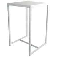Kubo High Table – White 70×70 cm Cocktail Table