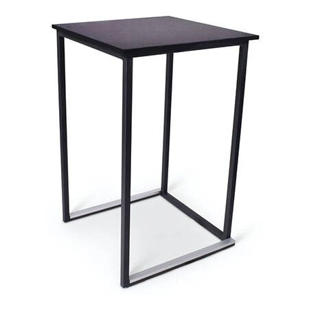 Kubo High Table – Black 70×70 cm Cocktail Table
