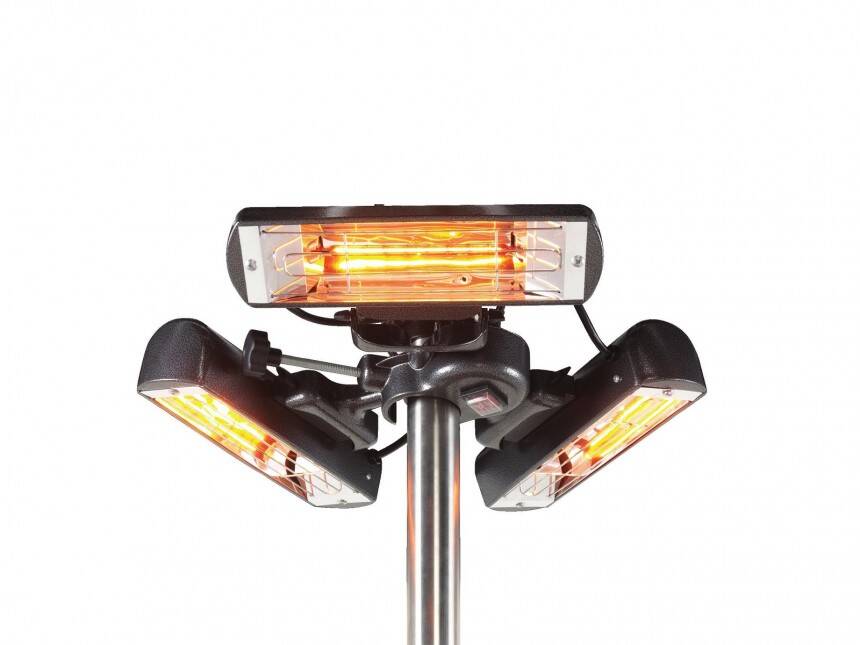 Electric Patio Heater – 3 x 800 W Arms (Tents & Parasols Compatible)